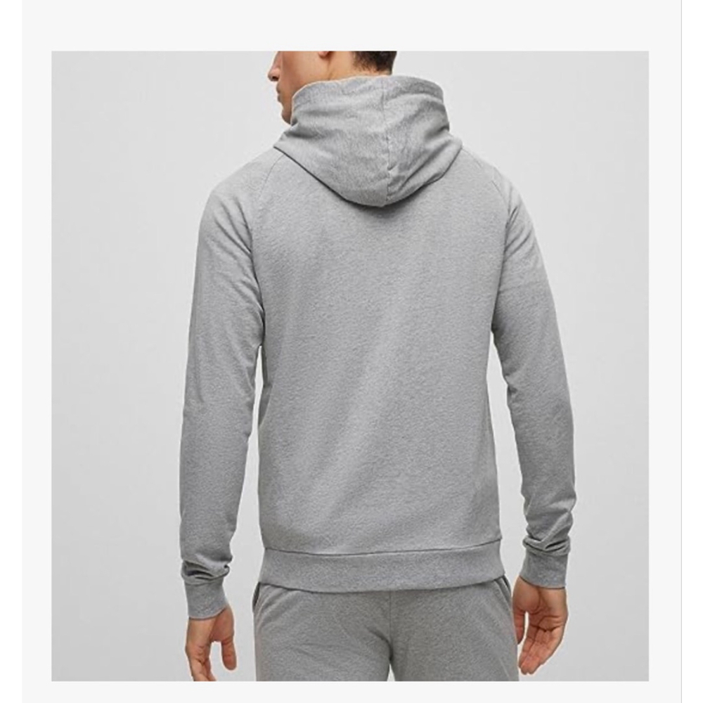 BOSS Authentic Full Zip Hoodie Gray Large NWT🛍️ - Picture 2 of 7